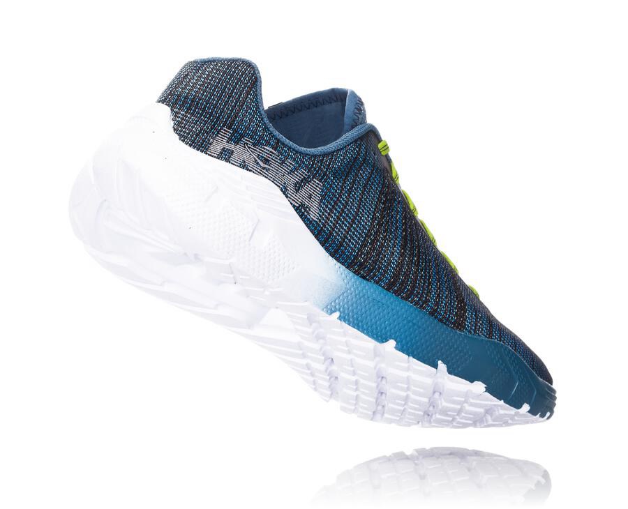 Hoka Australia One One EVO Rehi - Mens Running Shoes Navy/White - GAUYL-8724